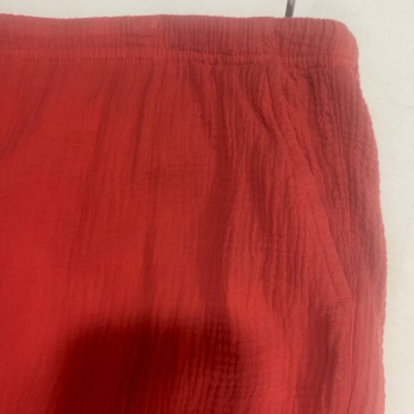 Calvin Klein Cotton Wide-Leg‎ Crop Pants XL Stretch Waist Comfortable Loungewear - Picture 5 of 8